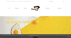 Desktop Screenshot of elhuevofrito.com
