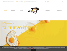 Tablet Screenshot of elhuevofrito.com